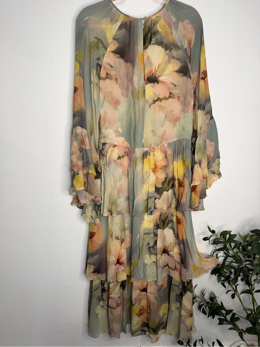 OTHER & STORIES FLOUNCED MAXI DRESS - Picture 7 of 8